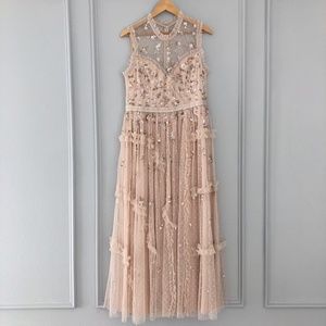 Needle & Thread Sequin Gown Dress NWOT